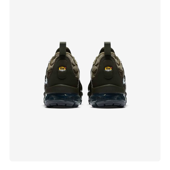 Olive Green Air VaporMax Plus Sneakers - Picture 8 of 10
